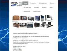 Tablet Screenshot of mohr-medien-center.com